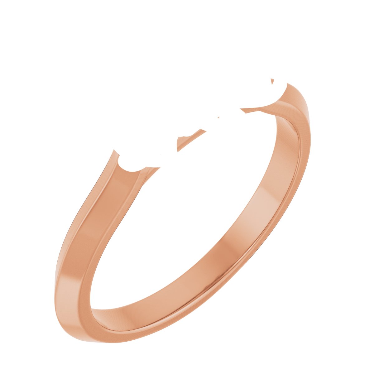 Claw-Prong Three-Stone Engagement Ring
