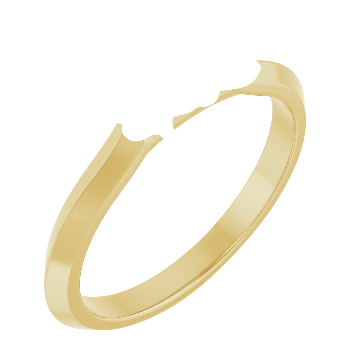 Claw-Prong Three-Stone Engagement Ring
