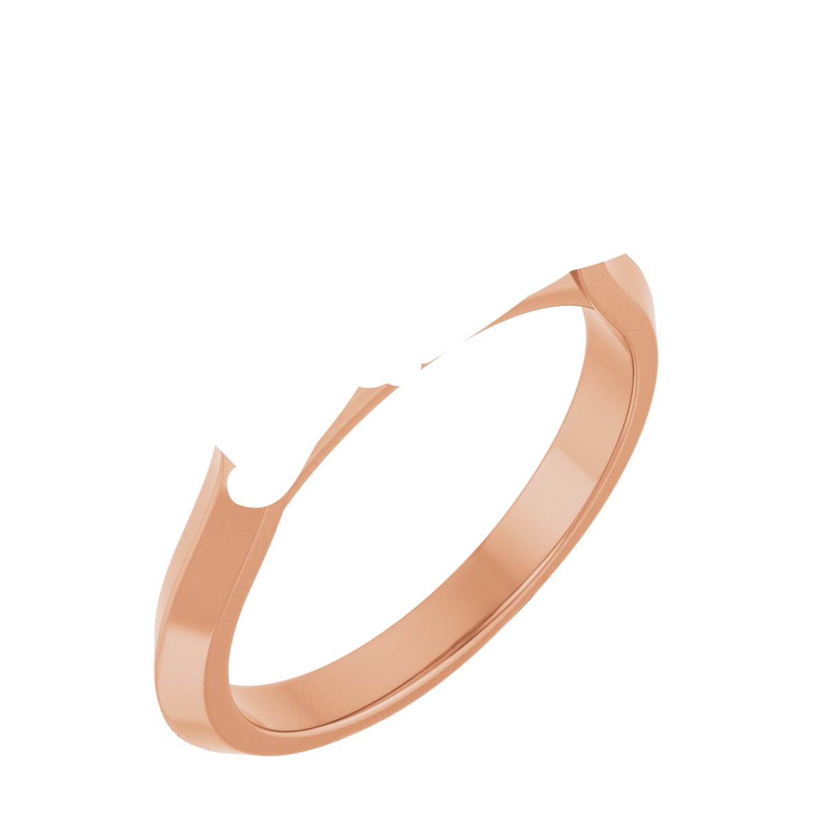 Claw-Prong Three-Stone Engagement Ring
