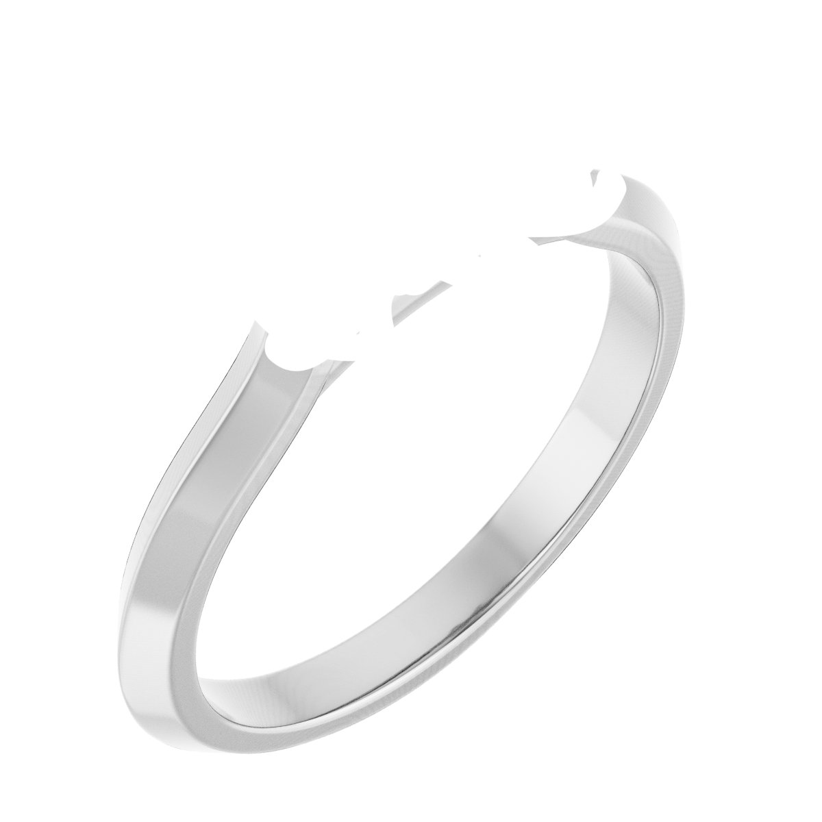 Claw-Prong Three-Stone Engagement Ring