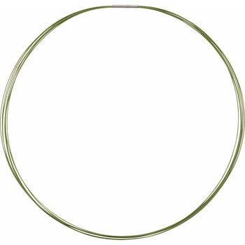 Stainless Light Green 7 Strand Coated Chain 18 inch Ref 768875