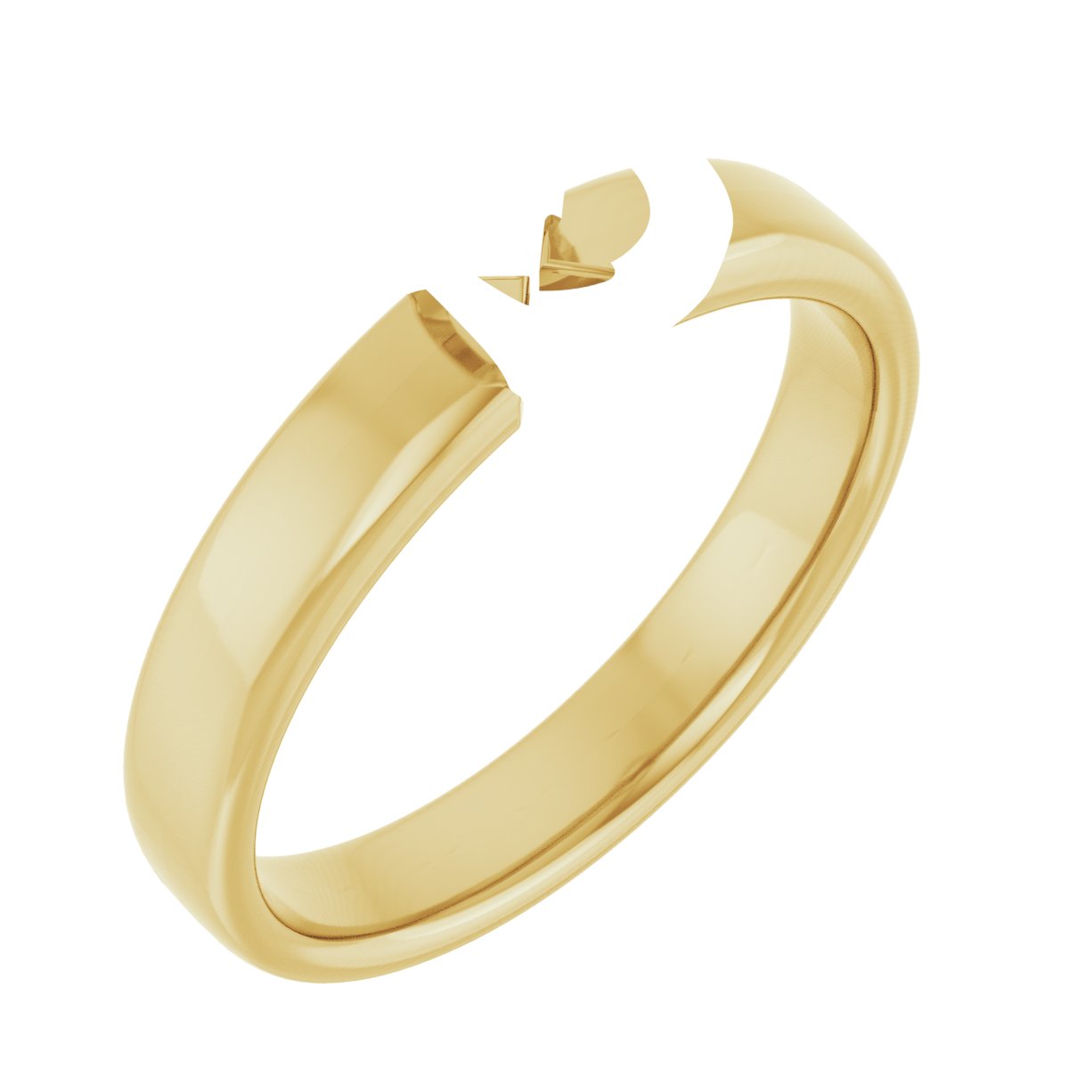 Bezel-Set Solitaire Engagement Ring