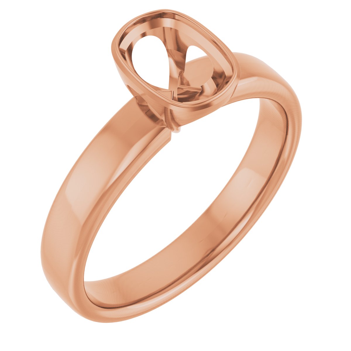 Bezel-Set Solitaire Engagement Ring