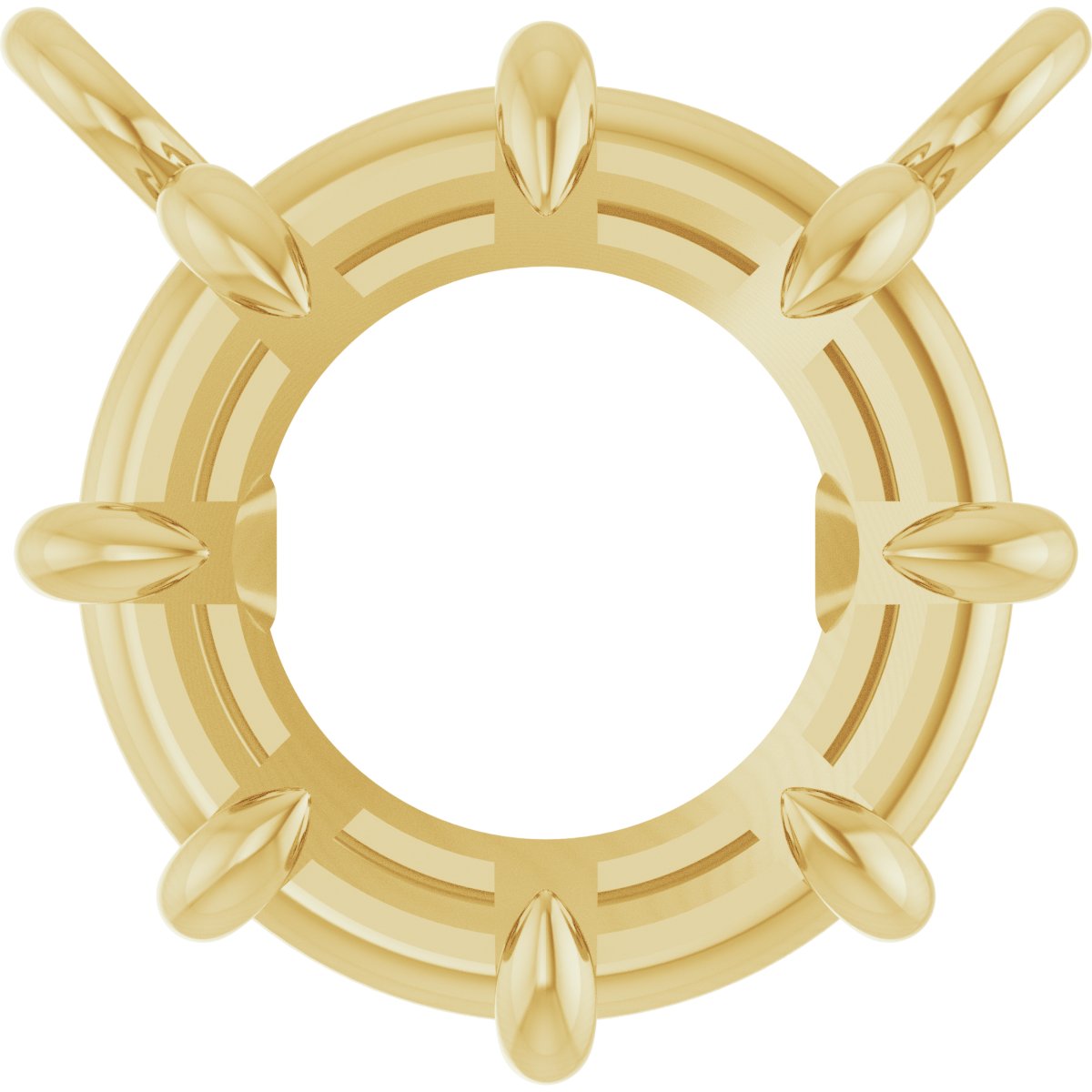 Claw-Prong Solitaire Necklace Center