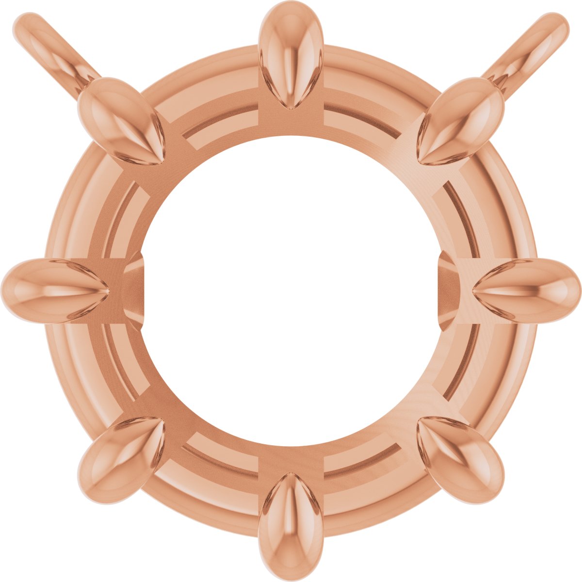 Claw-Prong Solitaire Necklace Center