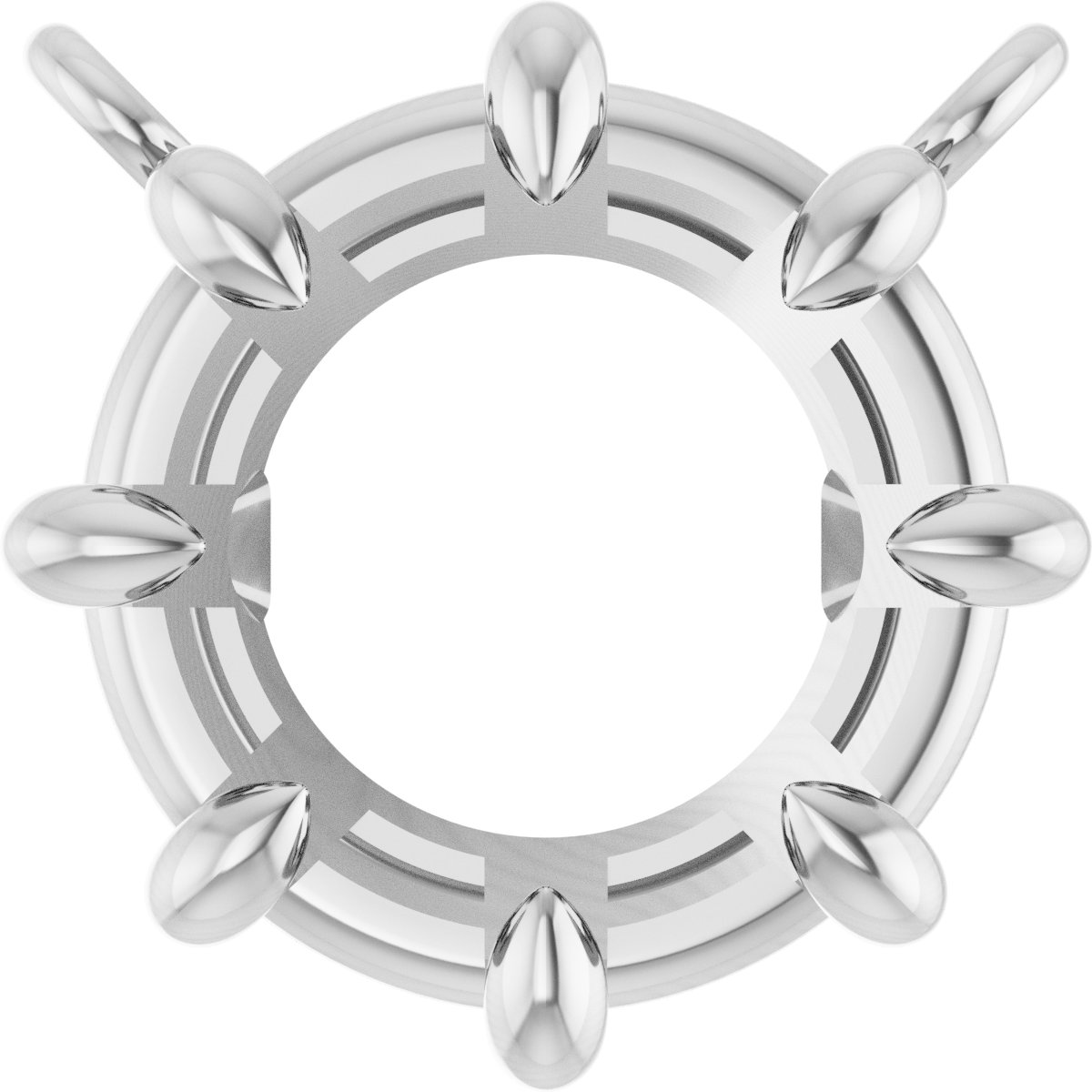 Claw-Prong Solitaire Necklace Center