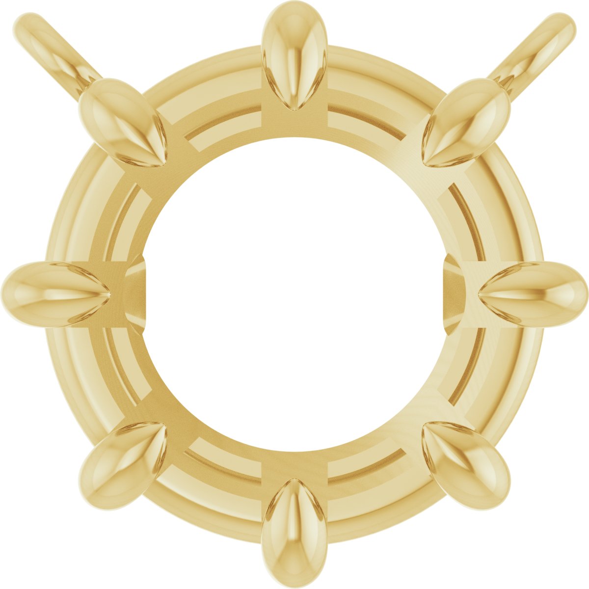 Claw-Prong Solitaire Necklace Center
