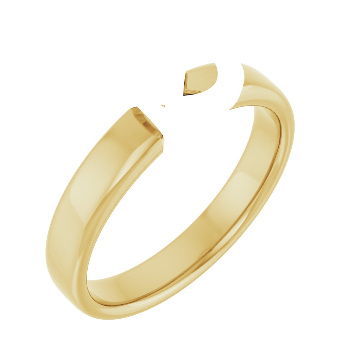 Bezel-Set Solitaire Engagement Ring