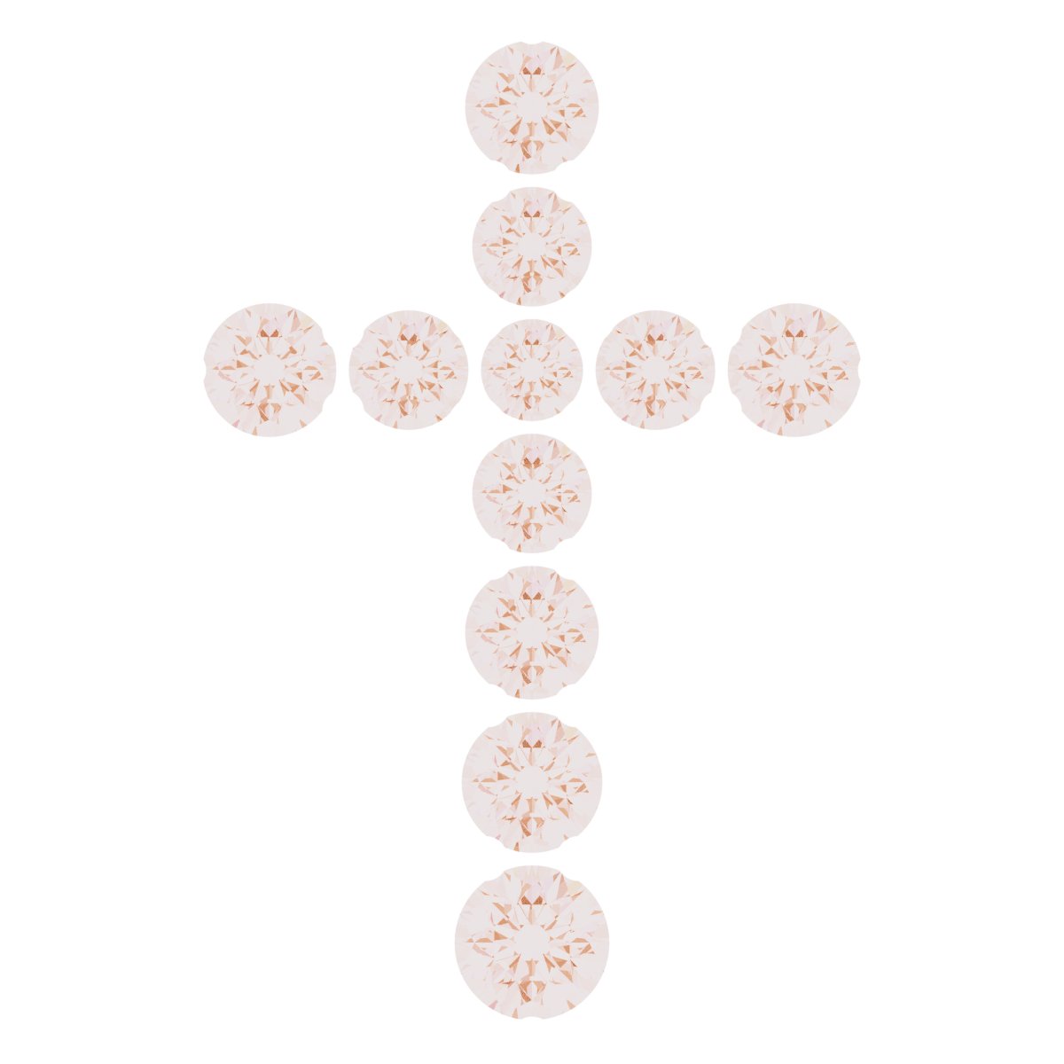 Accented Cross Necklace or Pendant