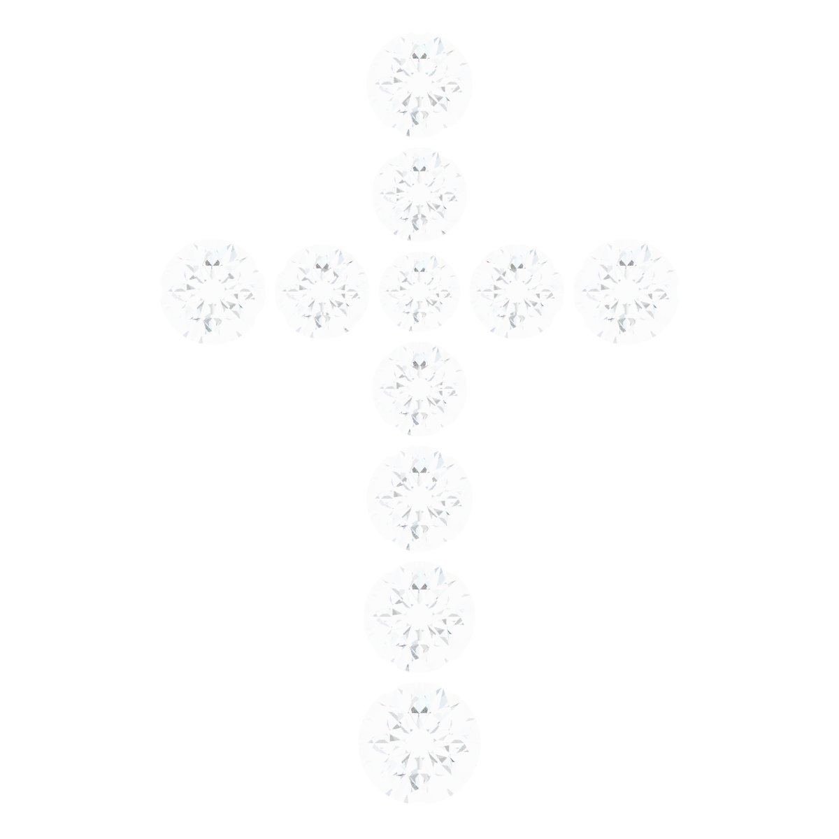 Accented Cross Necklace or Pendant