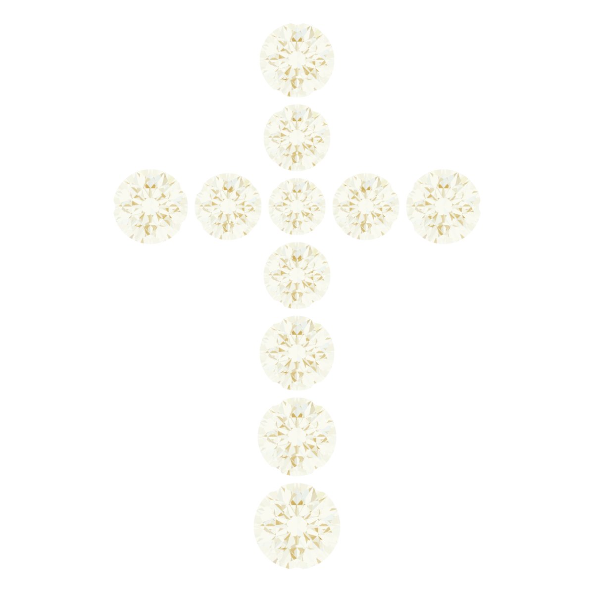 Accented Cross Necklace or Pendant