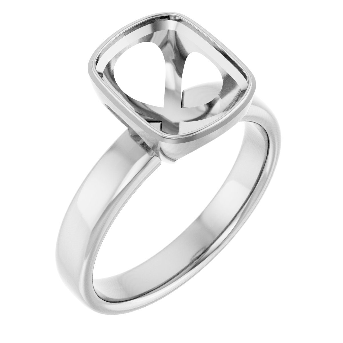 Bezel-Set Solitaire Engagement Ring