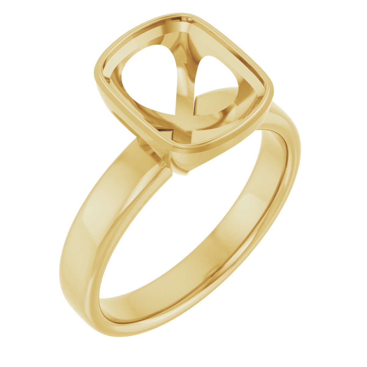 Bezel-Set Solitaire Engagement Ring