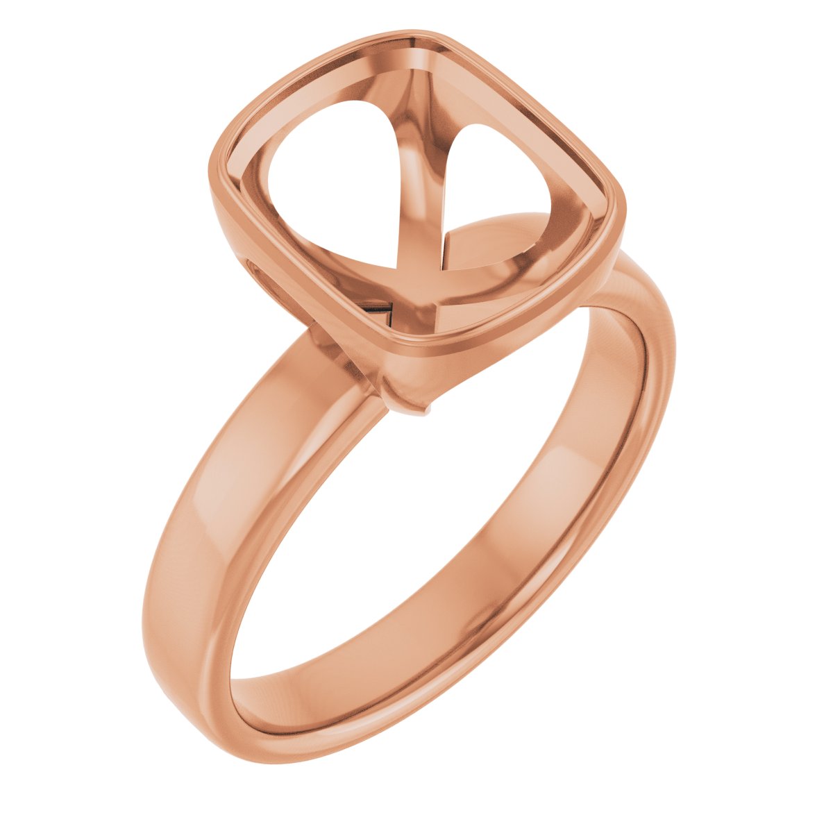 Bezel-Set Solitaire Engagement Ring