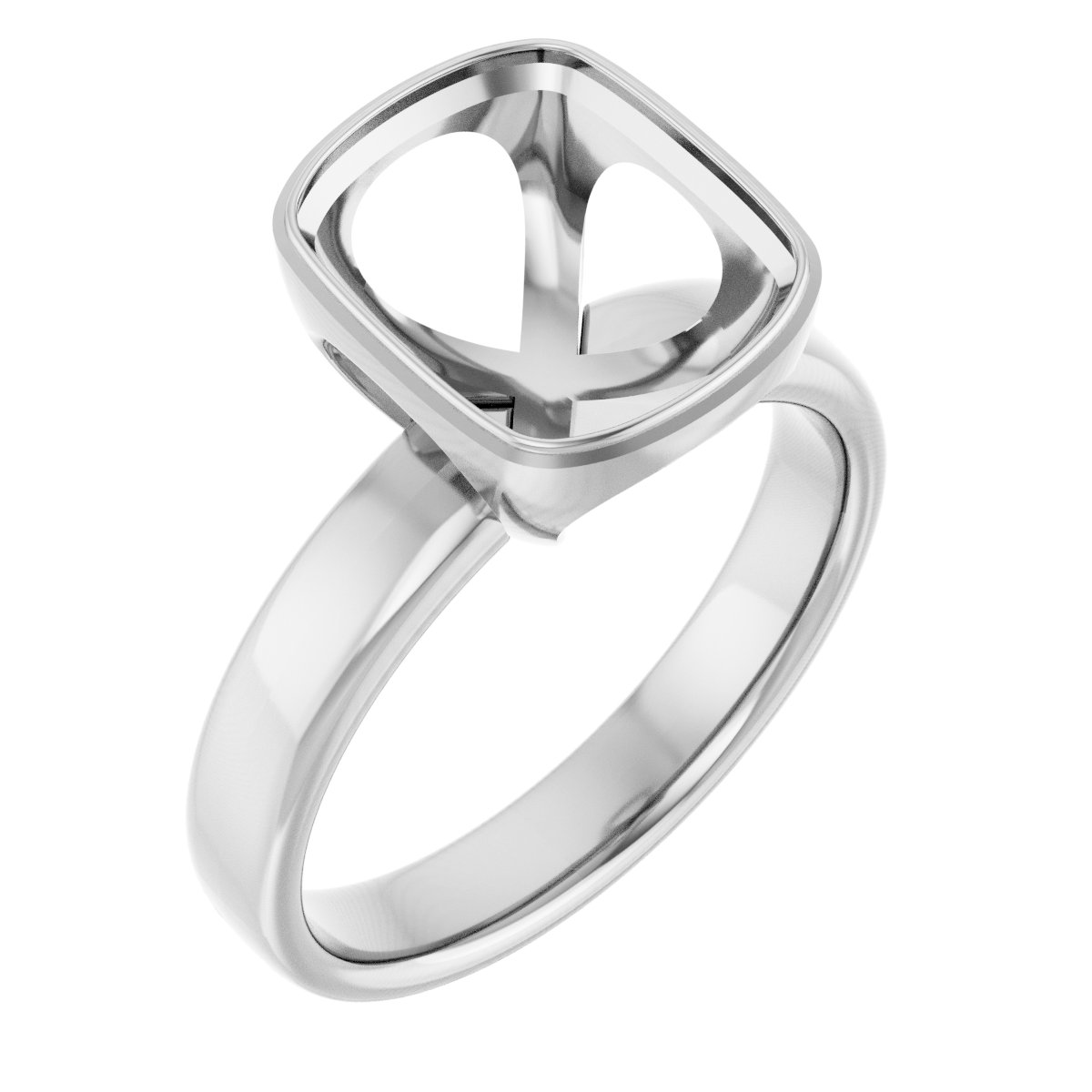 Bezel-Set Solitaire Engagement Ring