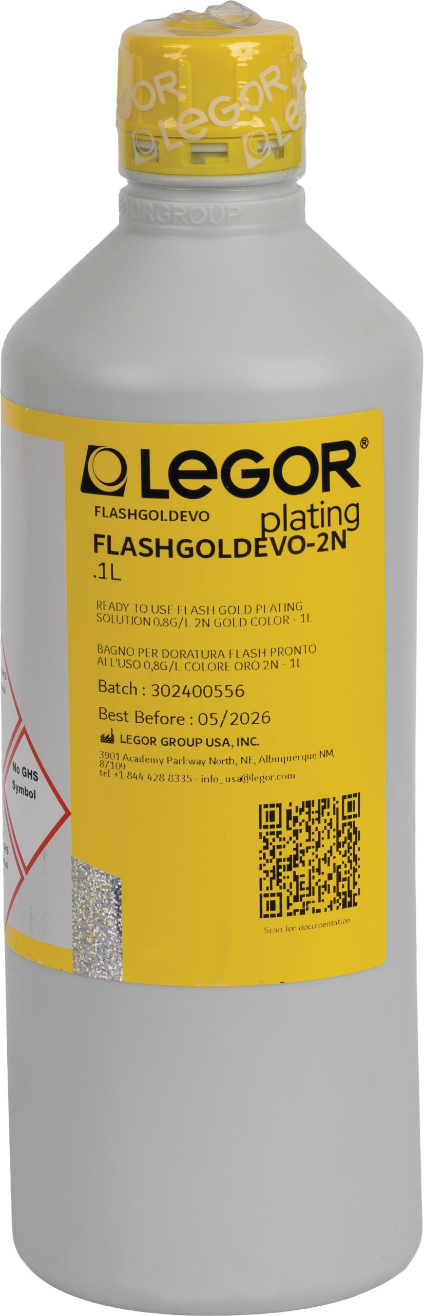 Legor® Gold Flash Bath Plating Solutions