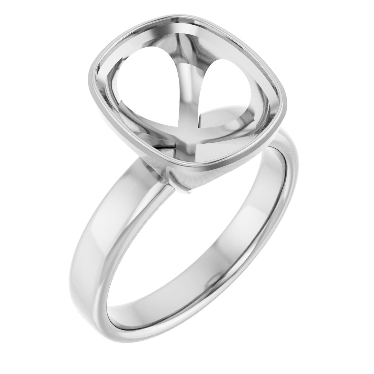 Bezel-Set Solitaire Engagement Ring