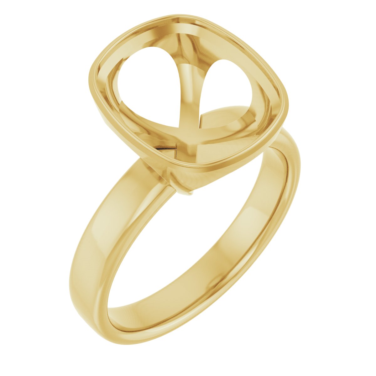 Bezel-Set Solitaire Engagement Ring