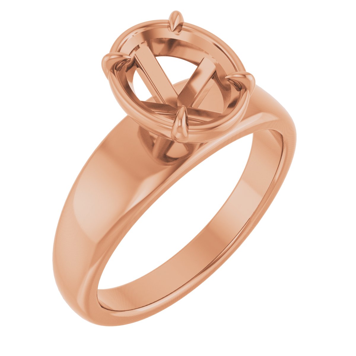 Oval Engagement Ring · 9x7mm