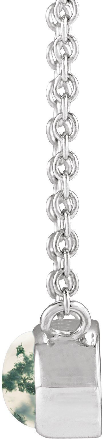 Alternative view of Bezel-Set Cabochon Necklace