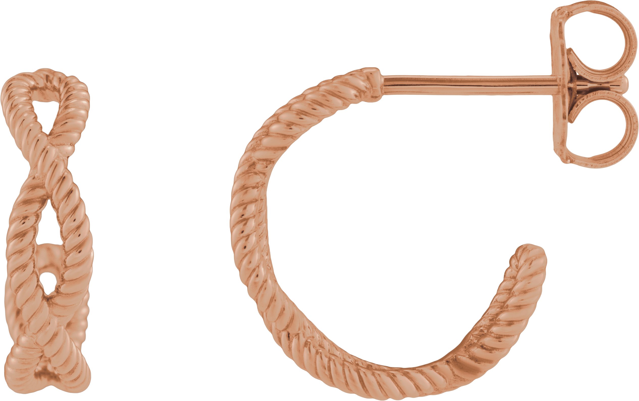 Rope Hoop Earrings