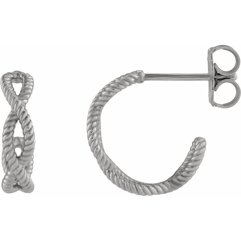 Rope Hoop Earrings