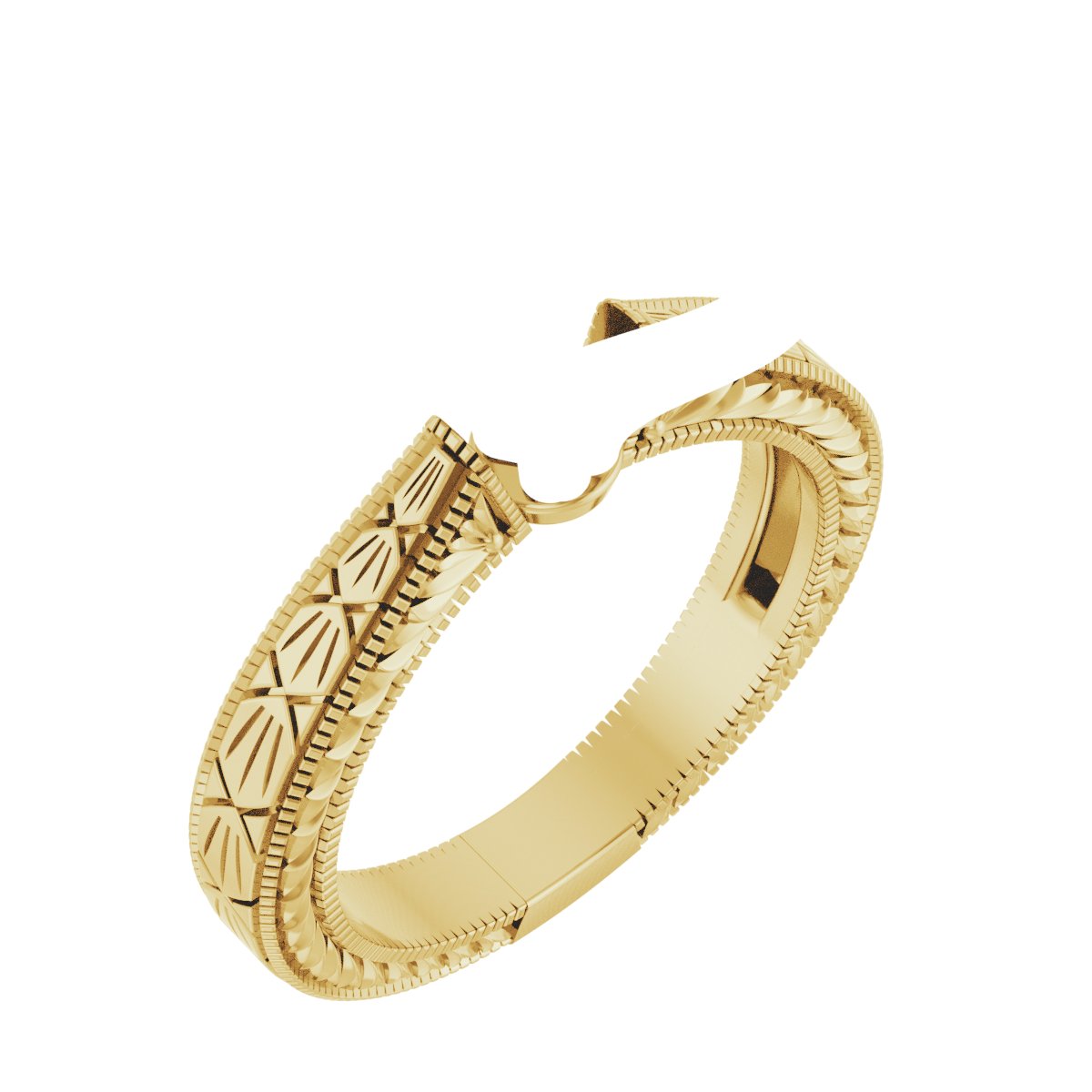 Claw-Prong Solitaire Sculptural Engagement Ring