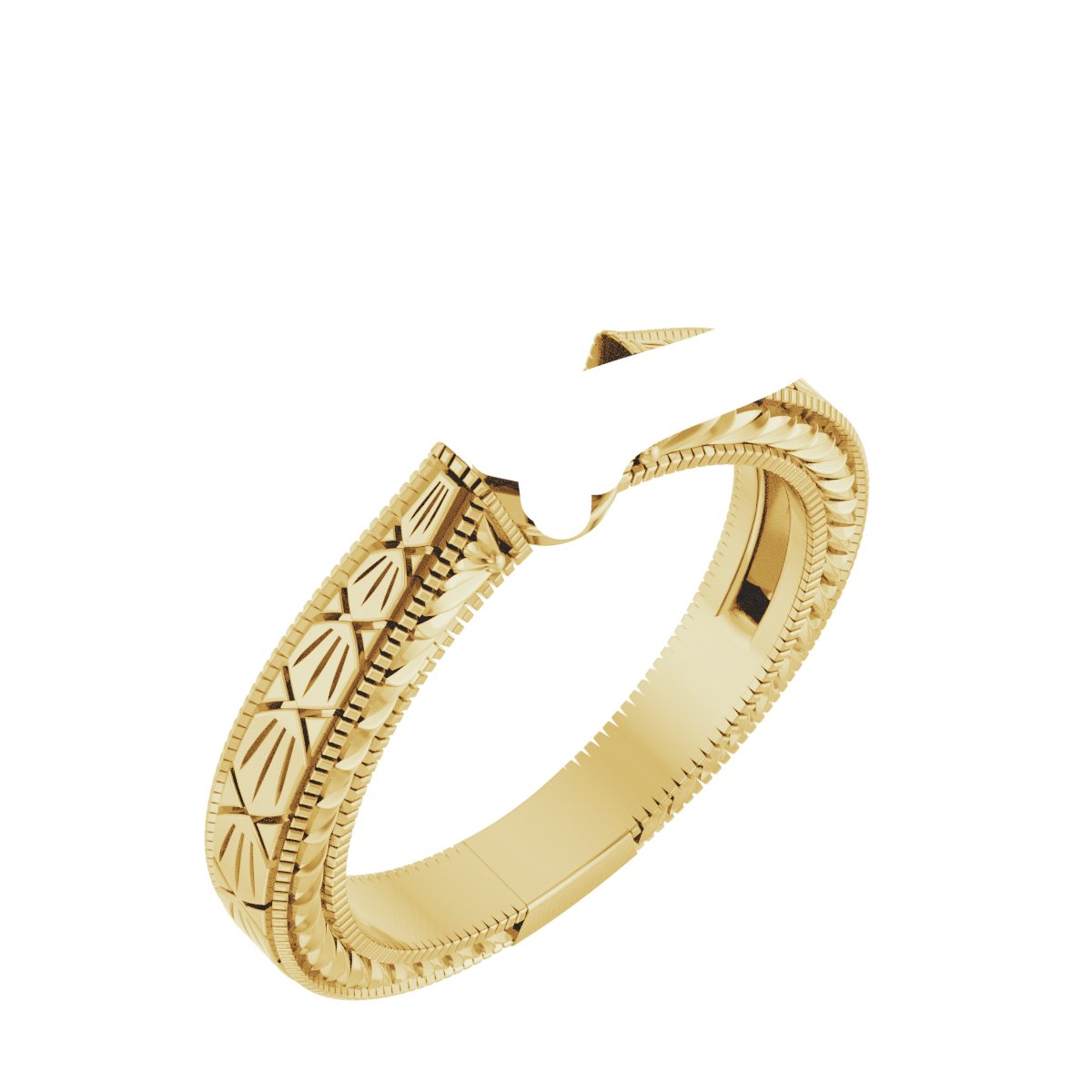 Claw-Prong Solitaire Sculptural Engagement Ring