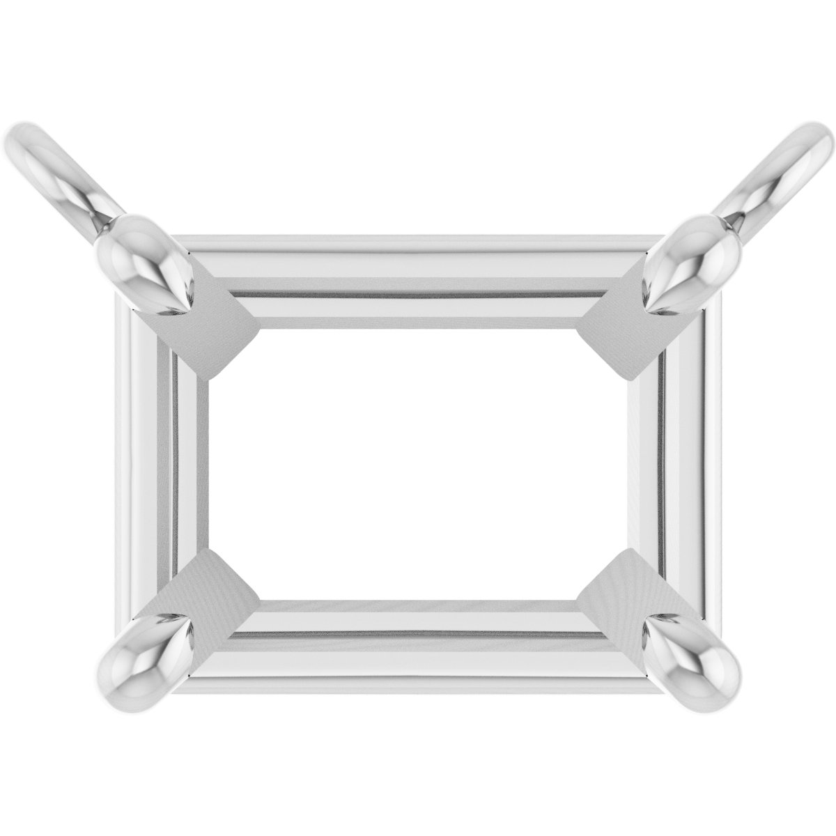 Emerald Claw-Prong Solitaire Necklace or Center