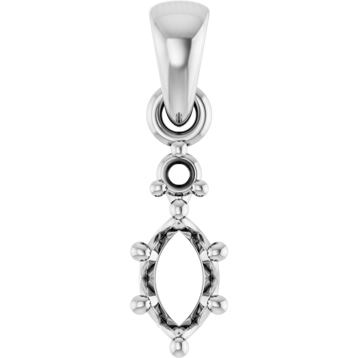 14k White Gold