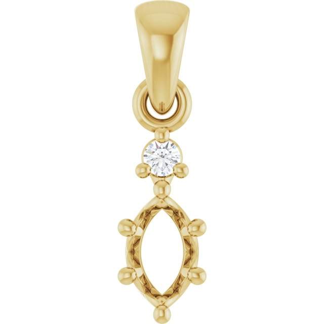 14k Yellow Gold