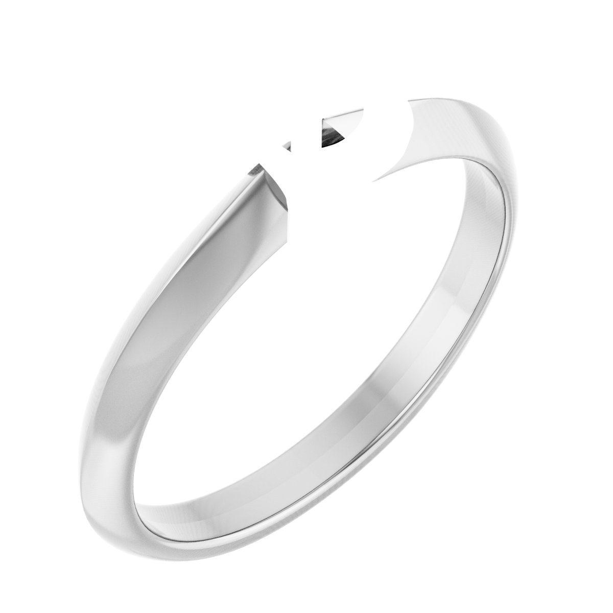 Bezel-Set Solitaire Engagement Ring
