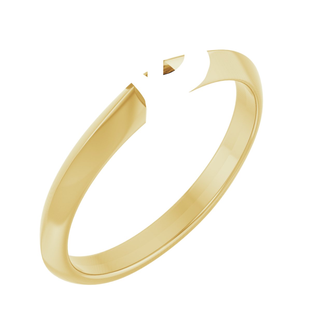 Bezel-Set Solitaire Engagement Ring