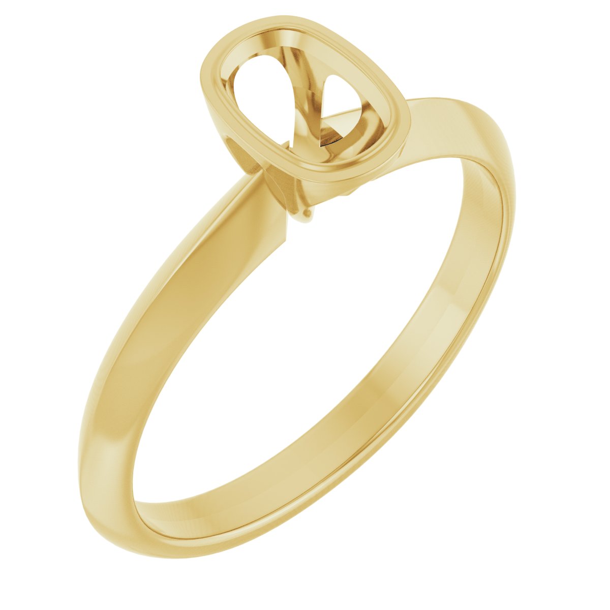 Bezel-Set Solitaire Engagement Ring