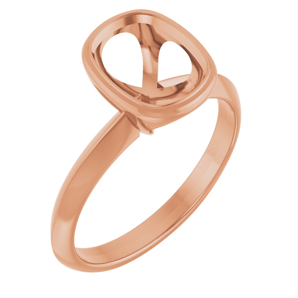 Bezel-Set Solitaire Engagement Ring
