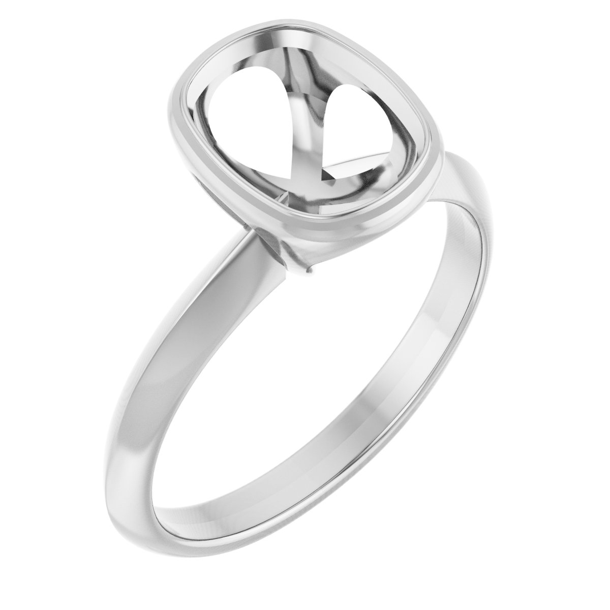 Bezel-Set Solitaire Engagement Ring