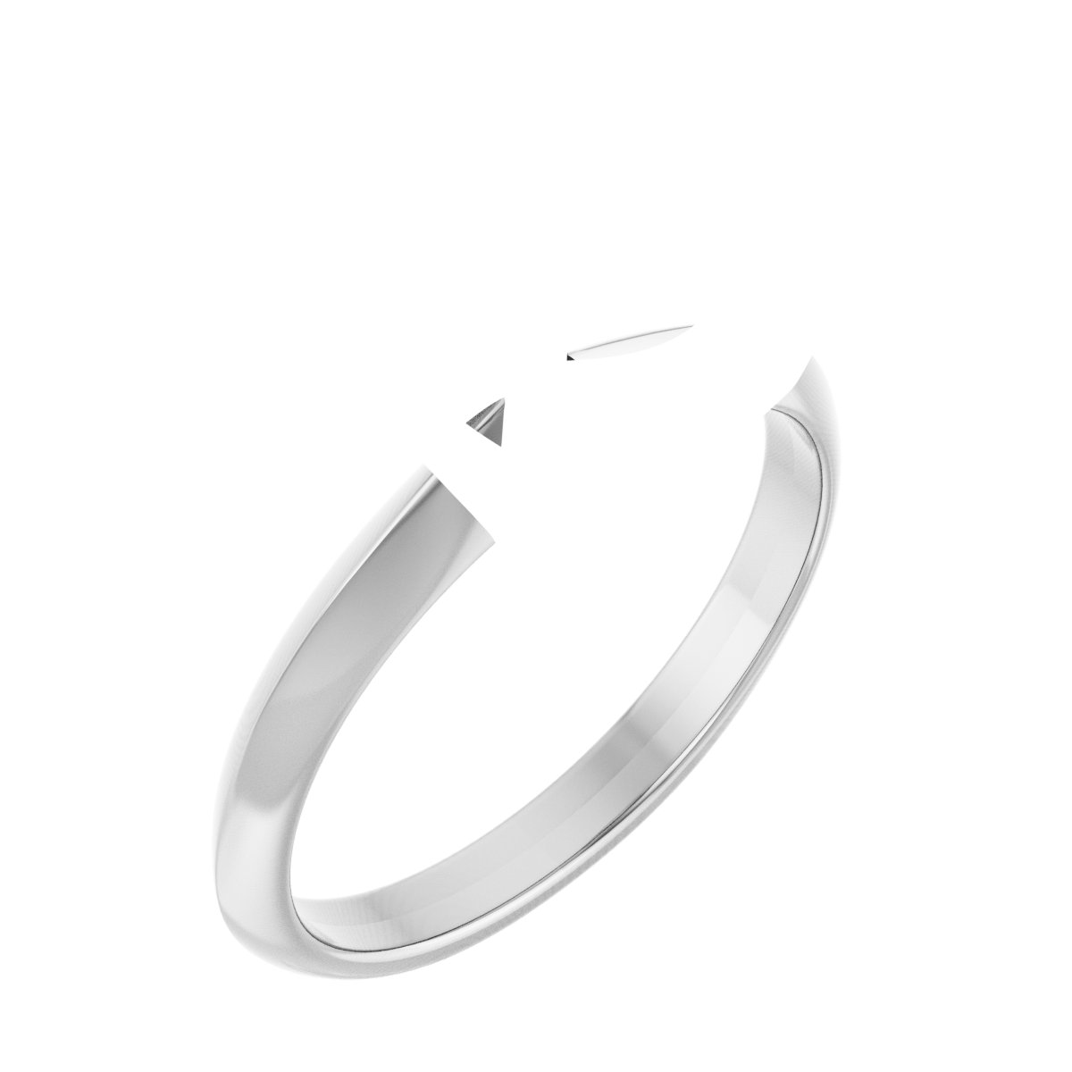 Bezel-Set Solitaire Engagement Ring