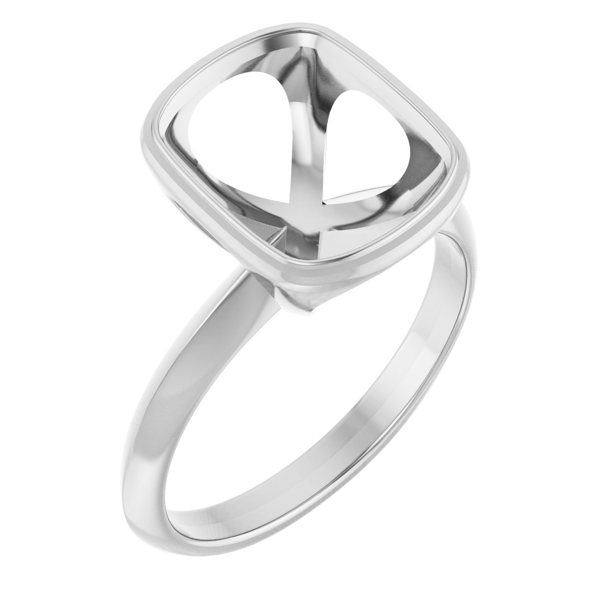 Bezel-Set Solitaire Engagement Ring