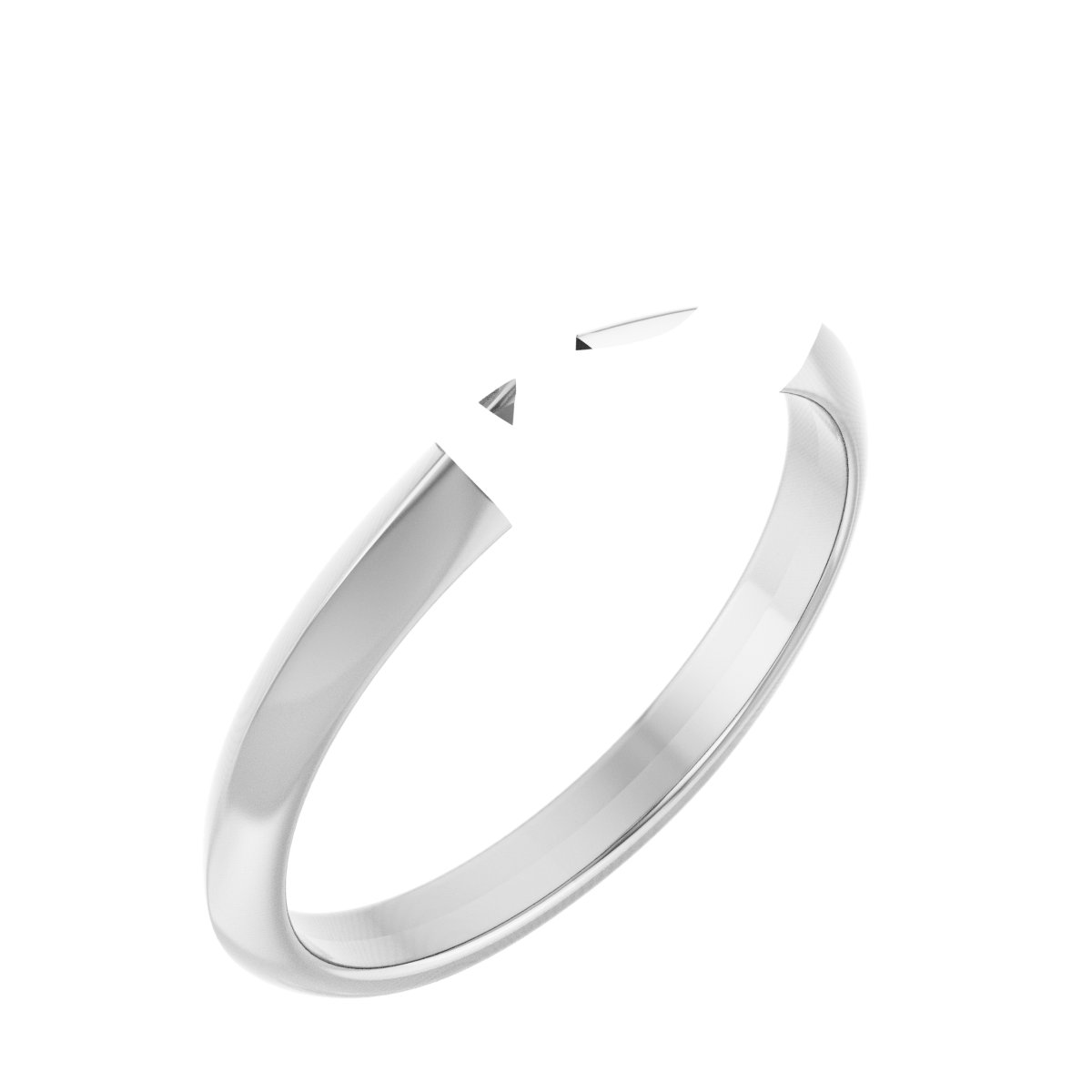 Bezel-Set Solitaire Engagement Ring