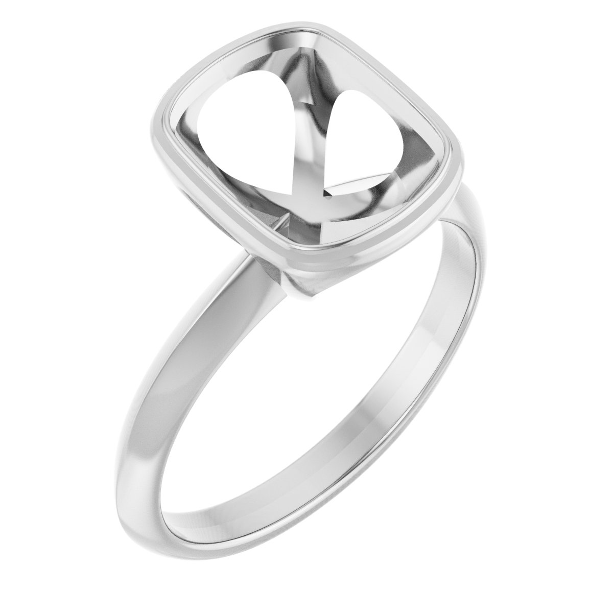Bezel-Set Solitaire Engagement Ring