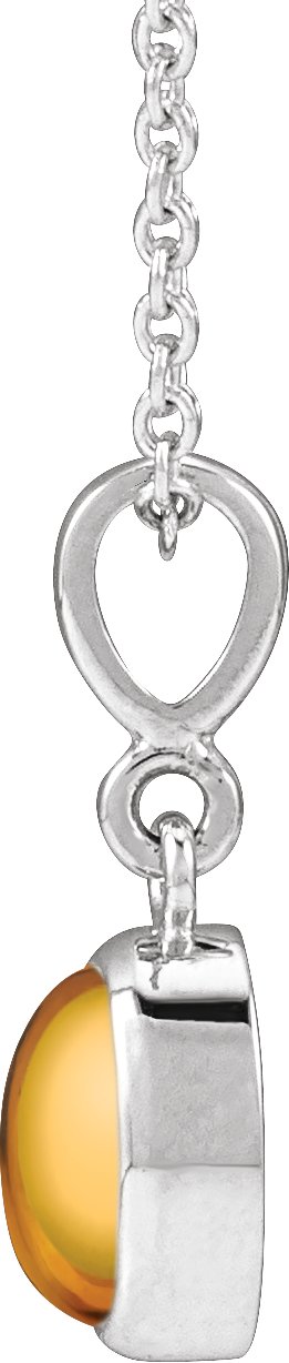 Alternative view of Bezel-Set Cabochon Necklace or Pendant