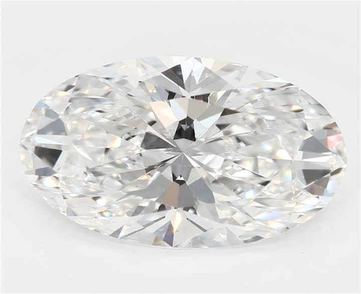 2.52 CT Oval Lab-Grown Diamond Surrey Vancouver Canada Langley Burnaby Richmond