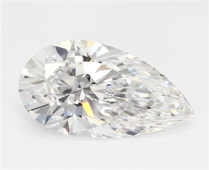 2.02 CT Pear Lab-Grown Diamond Surrey Vancouver Canada Langley Burnaby Richmond