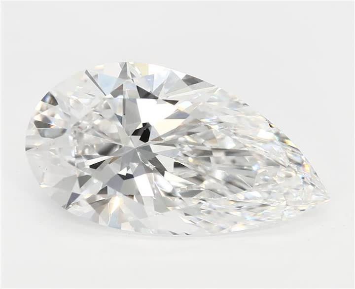 2.52 CT Pear Lab-Grown Diamond Surrey Vancouver Canada Langley Burnaby Richmond