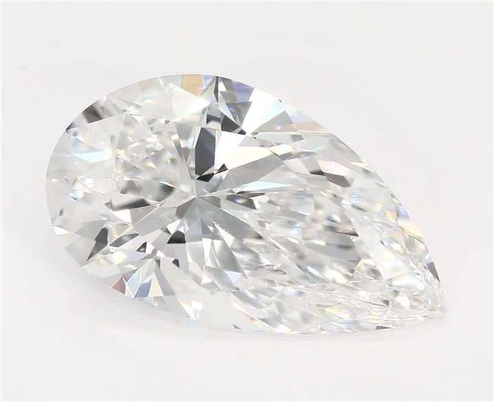 3.01 CT Pear Lab-Grown Diamond Surrey Vancouver Canada Langley Burnaby Richmond