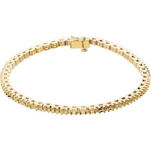 18K Yellow 2.7 mm Round Line 7 1/4