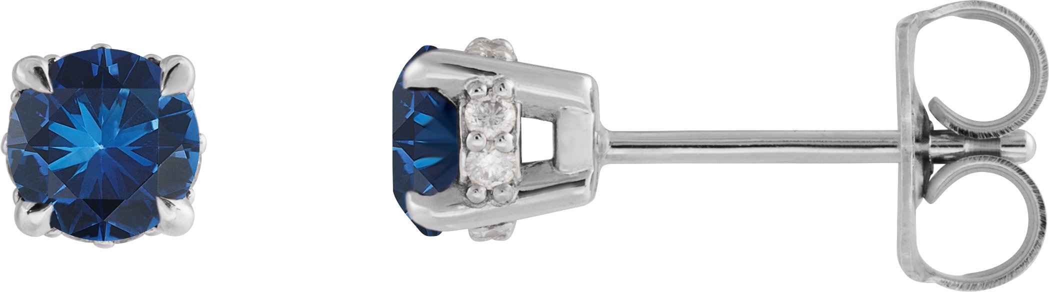 Hidden Halo-Style Stud Earrings