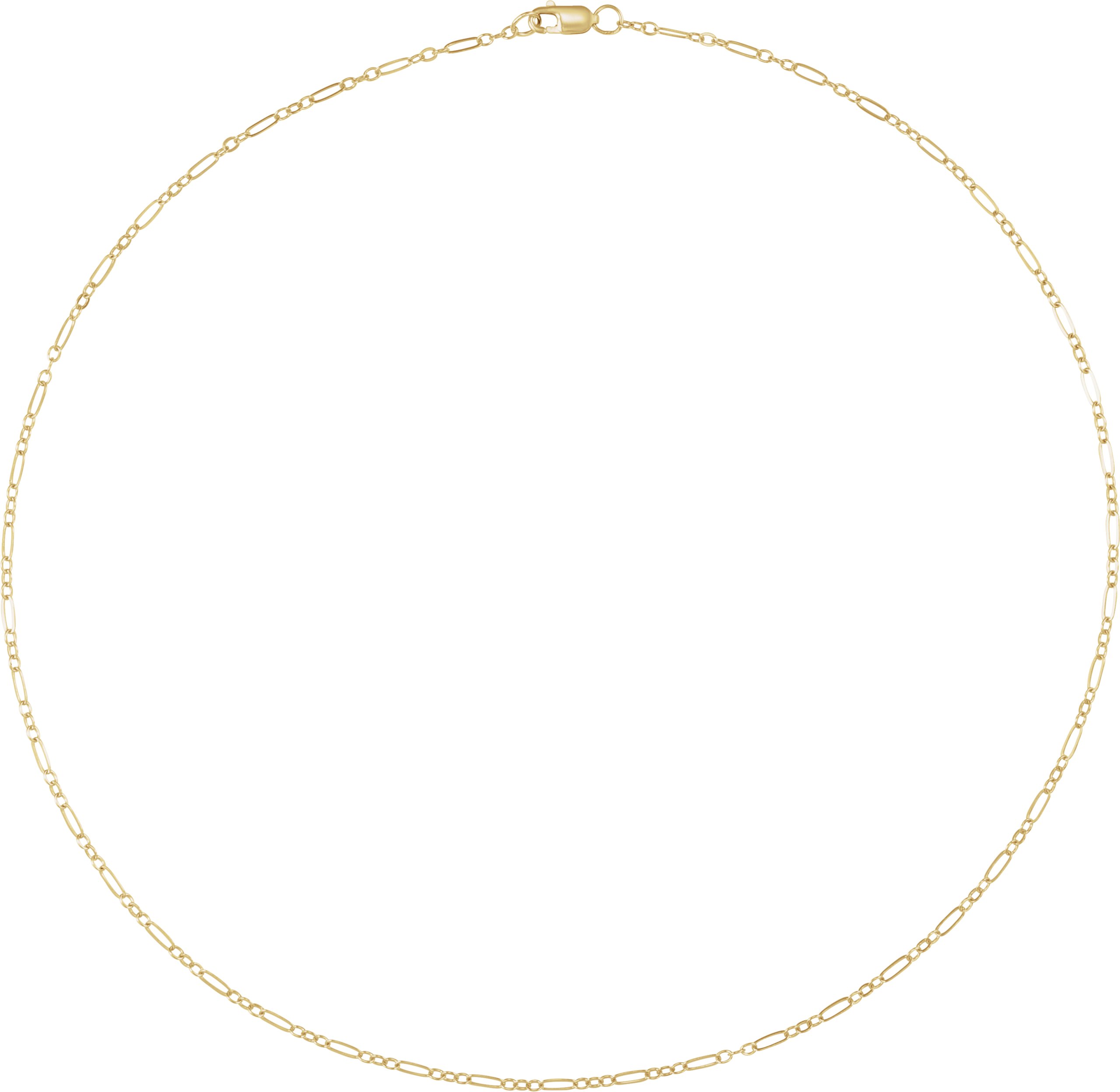 14K Yellow Gold-Filled 1.8 mm Figaro 16