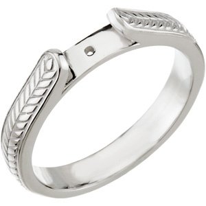 14K Rose Floral Peg Shank