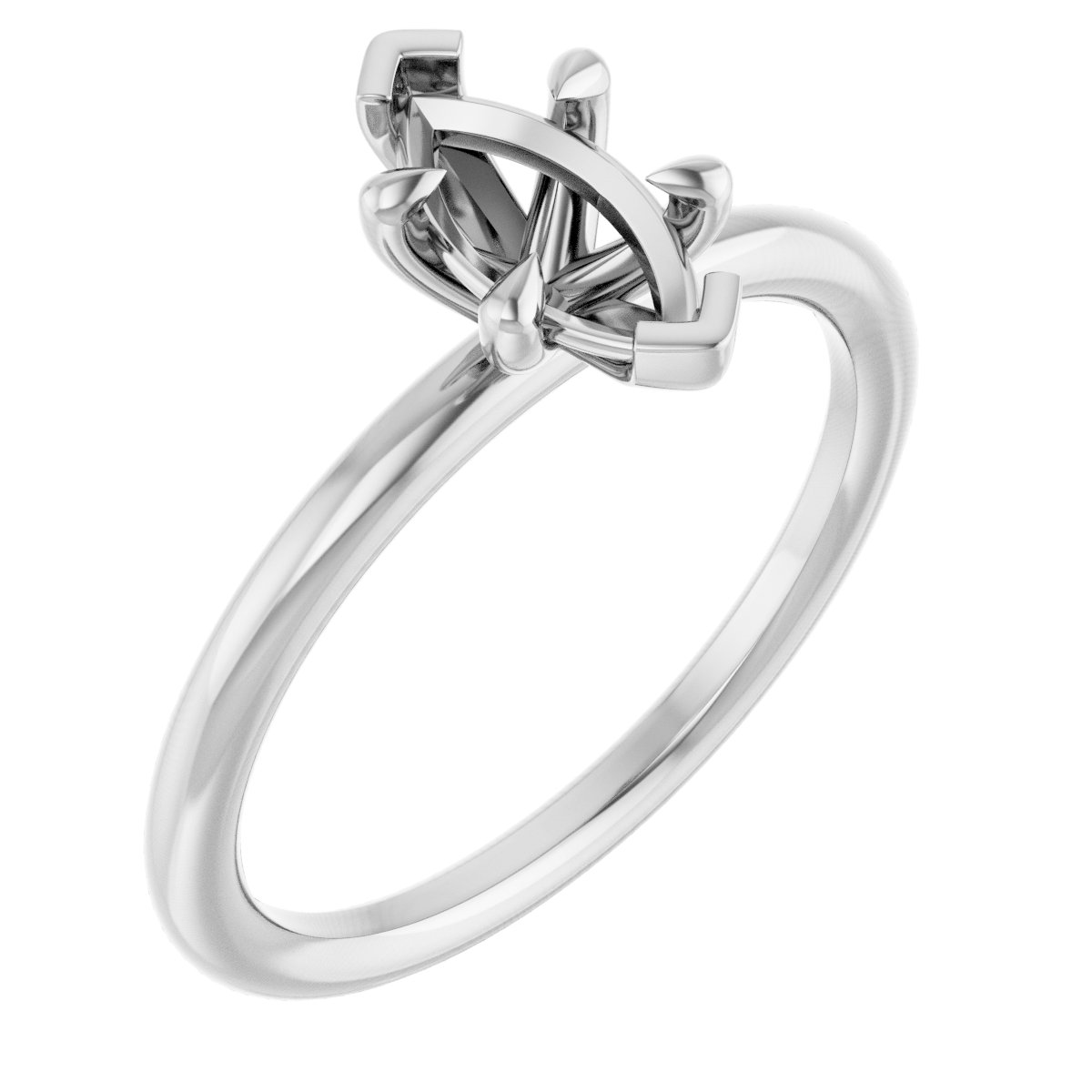 Claw-Prong Solitaire Engagement Ring